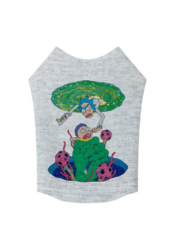 Майка для собак рисунок "Рик и Морти 3" S30 WAUDOG (257048270)