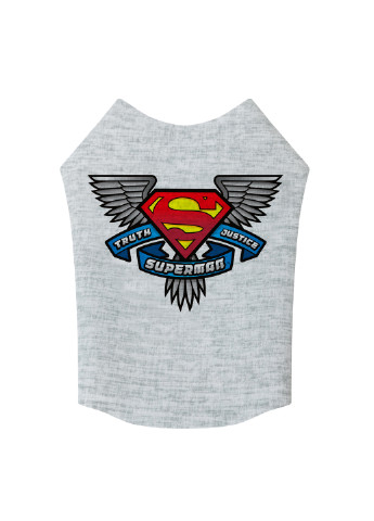 Майка для собак малюнок "Супермен, щоправда, справедливість" M40 WAUDOG (257050871)
