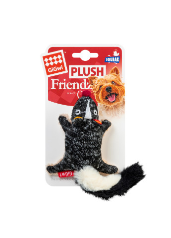 Игрушка для собак Скунс с пищалкой 9 см GiGwi (257047729)