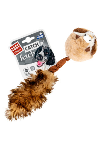 Игрушка для собак Барсук с 2-мя пищалками 26 см GiGwi (257050748)