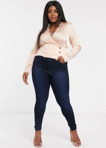 Розовая блуза Missguided