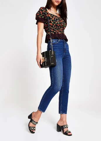 Чёрная блуза River Island