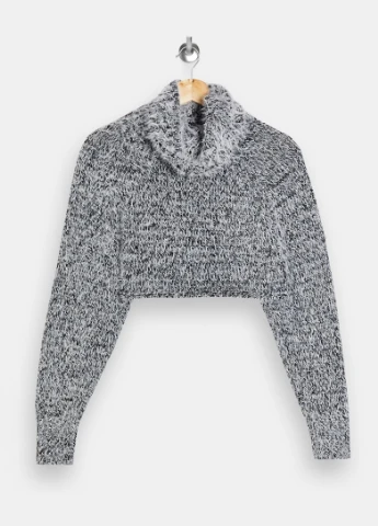 Сірий зимовий светр Topshop