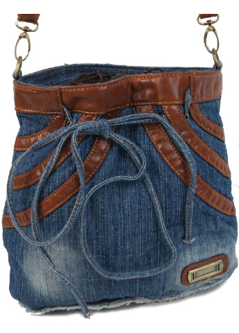 Молодежная джинсовая сумка в форме женской юбки 28х24х8 см FASHION JEANS (257048451)