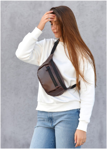 Жіноча сумка на пояс-бананка 38х17х6 см Sambag (257047483)