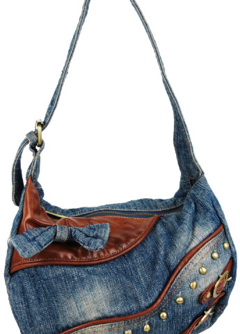 Жіноча сумка джинсова невеликого розміру 28х18х12 см FASHION JEANS (257045437)