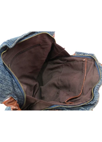 Містка жіноча джинсова, бавовняна сумка 38х31х11 см FASHION JEANS (257046446)