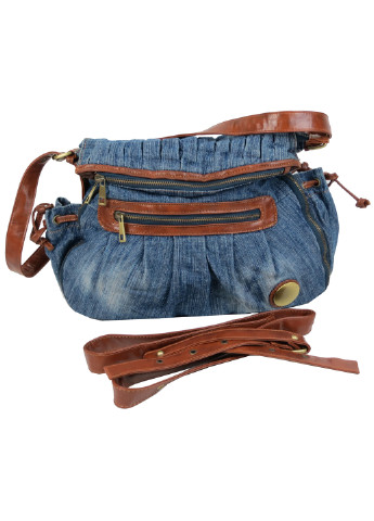 Жіноча джинсова сумка на плече 38х30х8 см FASHION JEANS (257047475)