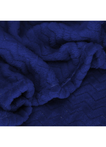 Мягкий плед 130х180 см Springos тёмно-синий