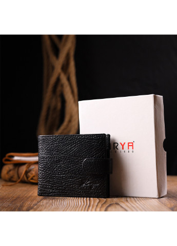 Мужской кожаный кошелек 11,5х9,5х2 см Karya (257048736)