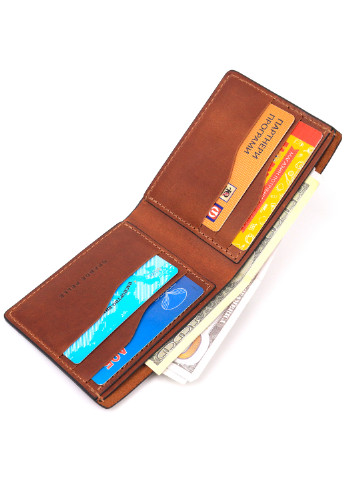 Чоловічий шкіряний гаманець 11,5х9х1 см Grande Pelle (257049523)