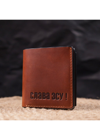 Мужской кожаный кошелек 9,5х10х1,5 см Grande Pelle (257046505)