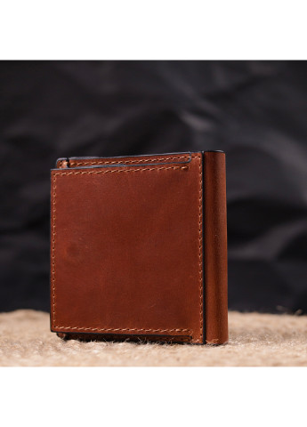 Мужской кожаный кошелек 9,5х10х1,5 см Grande Pelle (257046505)