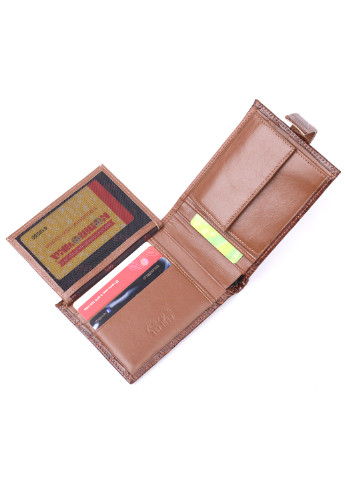 Чоловічий шкіряний гаманець 13х9,2х2 см Karya (257049541)