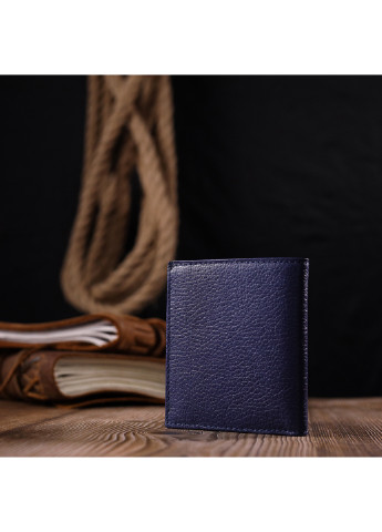 Мужской кожаный кошелек 8,5х10х1 см Karya (257048733)