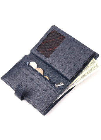 Чоловічий шкіряний портмоне 10,5х15,5х2 см Karya (257047415)