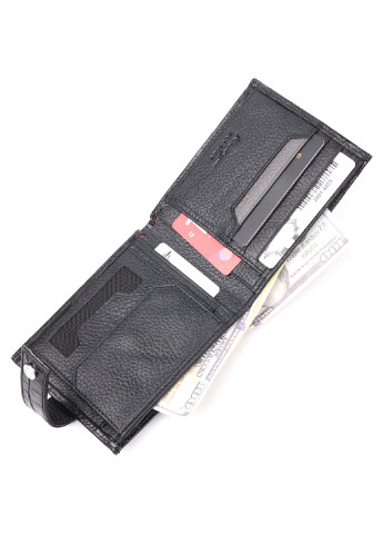 Чоловічий шкіряний гаманець 12,5х10х1 см Karya (257048530)