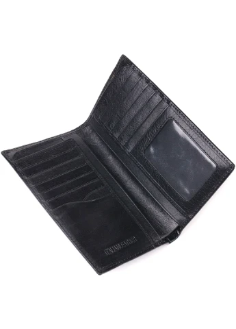 Чоловічий шкіряний гаманець 9,5х17х2 см st leather (257048599)