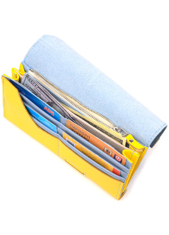 Женский кожаный кошелек 20х10х3 см Grande Pelle (257050512)