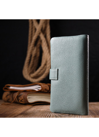 Женское кожаное портмоне 9,5х18,5х2 см Karya (257047425)