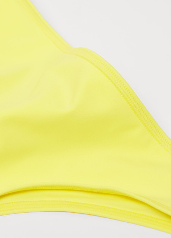 Кислотно-жёлтые купальные трусики однотонные H&M