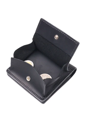 Кожаный кошелек 9,5х10х1,5 см Grande Pelle (257062889)