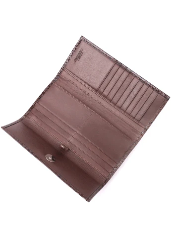 Женский кожаный кошелек 19,5х9х1 см Karya (257066650)