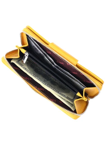 Женский кожаный кошелек 18,5х9,5х3 см Karya (257065321)