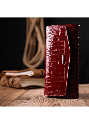 Женский кожаный кошелек 19х9,5х2 см Karya (257066649)