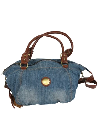 Жіноча сумка з джинсової тканини 50х30х18 см FASHION JEANS (257062832)