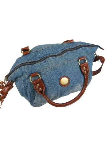 Жіноча сумка з джинсової тканини 50х30х18 см FASHION JEANS (257062832)