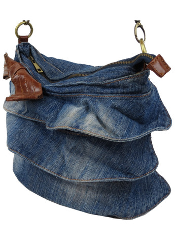 Женская джинсовая сумка 33х26х10 см FASHION JEANS (257064025)