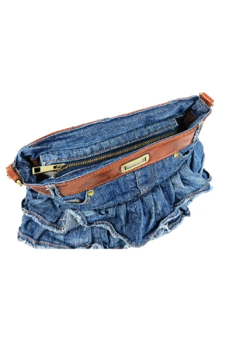 Невелика сумка джинсова у формі жіночої спідниці 30х20х5 см FASHION JEANS (257065127)