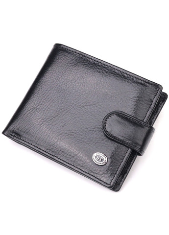 Чоловічий шкіряний гаманець 11х9,5х2 см st leather (257064288)