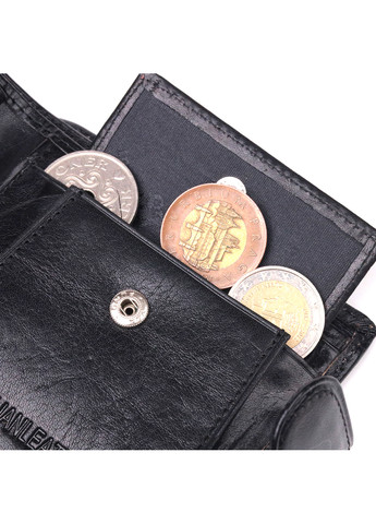 Чоловічий шкіряний гаманець 11х9,5х2 см st leather (257065384)