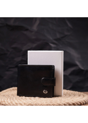 Мужской кожаный бумажник 11х9,5х2 см st leather (257065384)