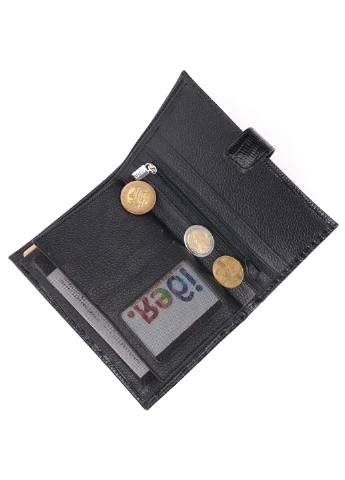 Мужское кожаное портмоне 10,5х15,5х2 см Karya (257066256)