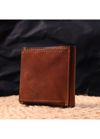 Мужской кожаный кошелек 9,5х10х1,5 см Grande Pelle (257065177)