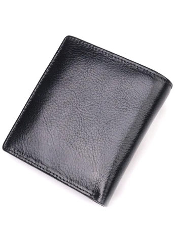 Чоловічий шкіряний гаманець 9х10х1 см st leather (257063094)