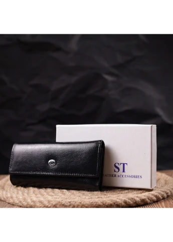 Чоловічий шкіряний гаманець 15х7х2,5 см st leather (257066285)