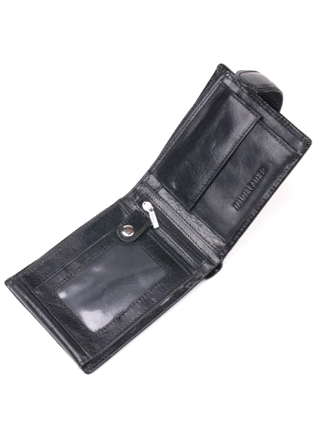 Мужской кожаный бумажник 12,5х10х2 см st leather (257063091)