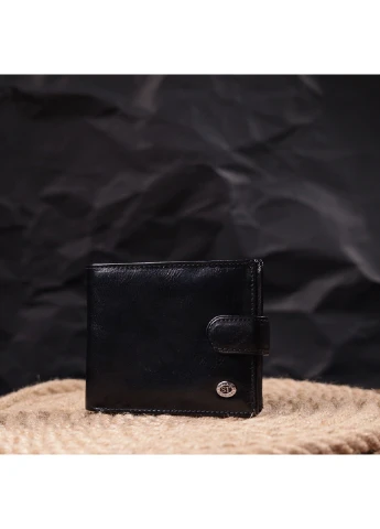 Мужской кожаный бумажник 12,5х10х2 см st leather (257063091)