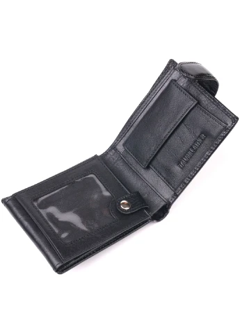Мужской кожаный бумажник 11х9,5х2 см st leather (257065380)