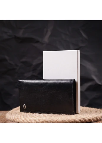 Чоловічий шкіряний гаманець 9,5х17х2 см st leather (257064287)
