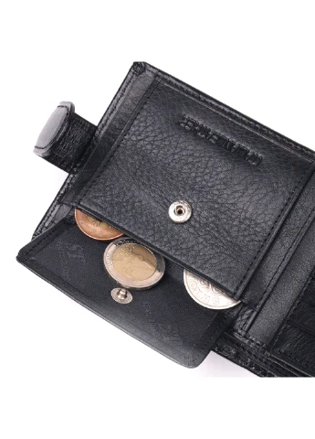 Чоловічий шкіряний гаманець 11х9х2,5 см st leather (257065383)