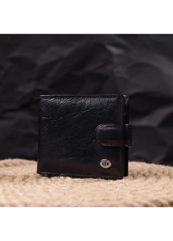 Чоловічий шкіряний гаманець 11х9х2,5 см st leather (257065383)