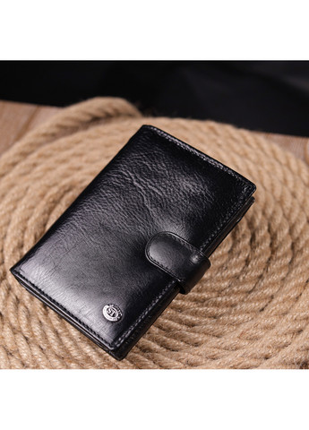 Чоловічий шкіряний гаманець 10,5х14х2 см st leather (257065386)