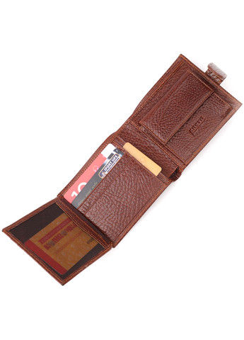 Чоловічий шкіряний гаманець 11,5х9,5х2 см Karya (257064090)