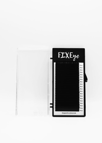 Вії для нарощування 20 ліній одна довжина чорні, вигин C, товщина 0.10мм, довжина 14мм FIXEye HYLON LASH (257086960)