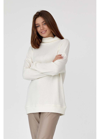 Молочный демисезонный свитер SL-Fashion